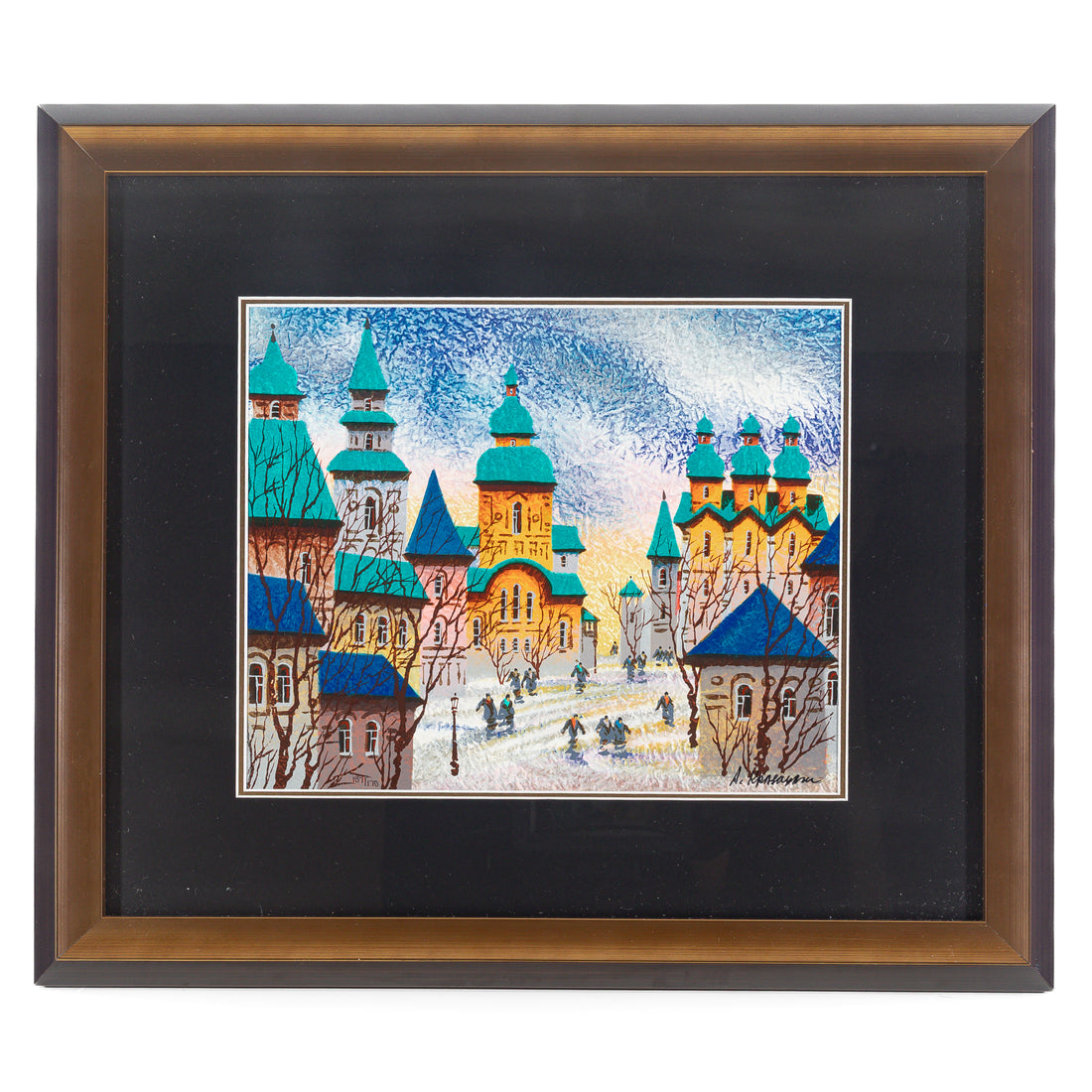 Anatole Krasnyansky (Ukrainian American 1930-2023) "Sightseeing In Russia"