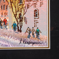 Anatole Krasnyansky (Ukrainian American 1930-2023) "Old Heidelberg Twilight"