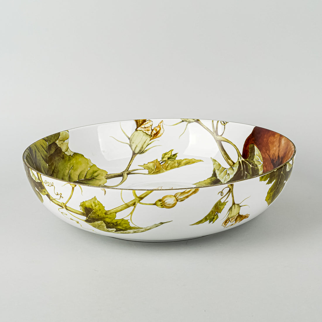 WILLIAMS SONOMA Botanical Pumpkin Bowl