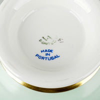 VISTA ALEGRE Hand Painted Floral Cache Pot