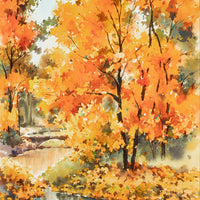 Stephen Yao (Chinese Canadian 20thC) Autumn Trees