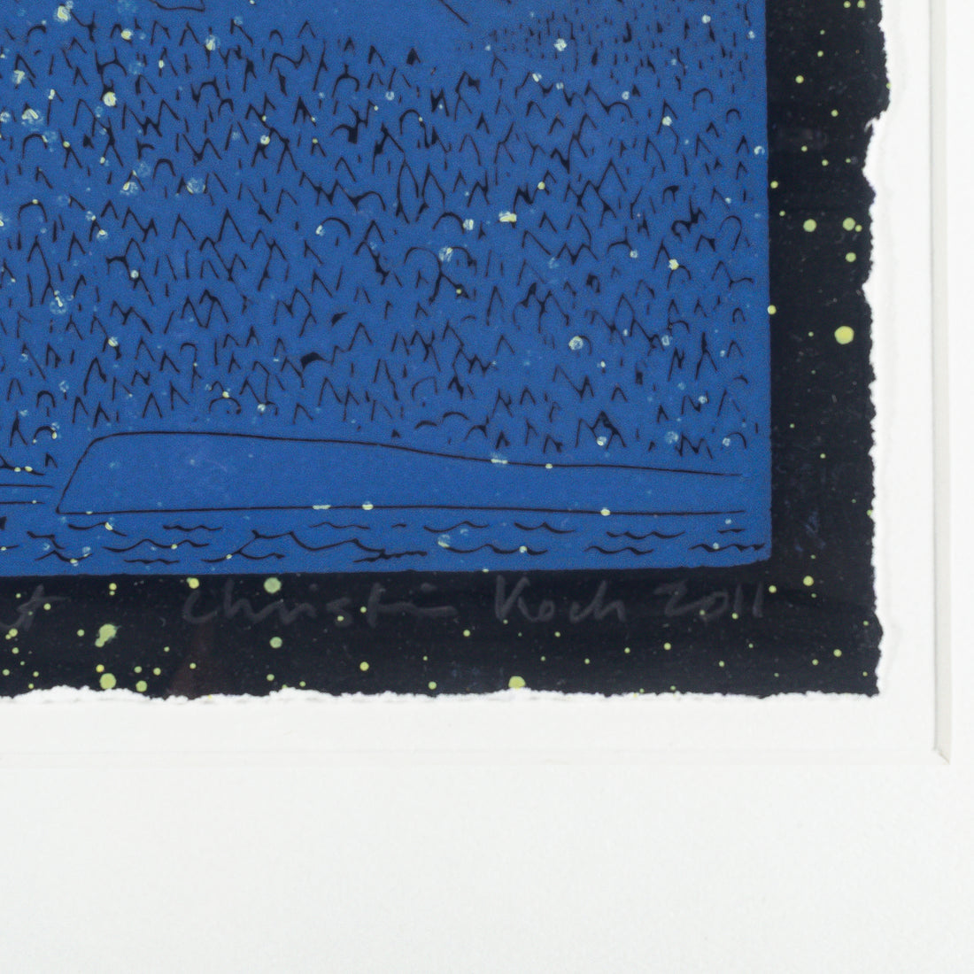 Christine Koch (Canadian 20thC) "Gros Morne - Starry Night"