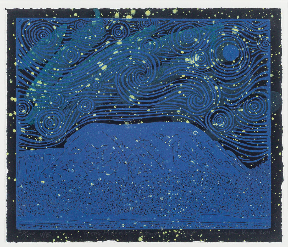 Christine Koch (Canadian 20thC) "Gros Morne - Starry Night"