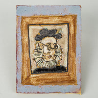 Raina Lee (American 1976) "Picasso's Sabartes" Stoneware & Glazes