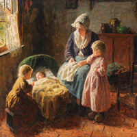 Bernard Jean Corneille Pothast (Dutch 1882-1966) Mother & Children