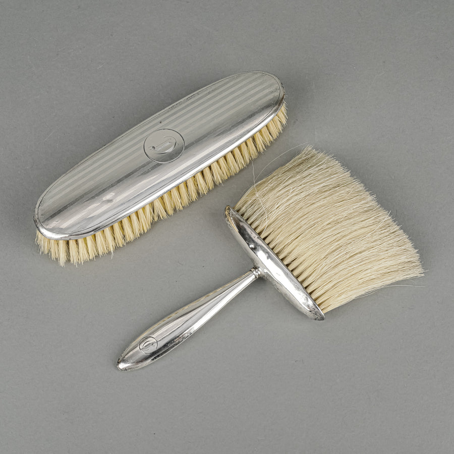 ELLIS BROS. Sterling Handle/Mount Vanity Set 6 Pieces