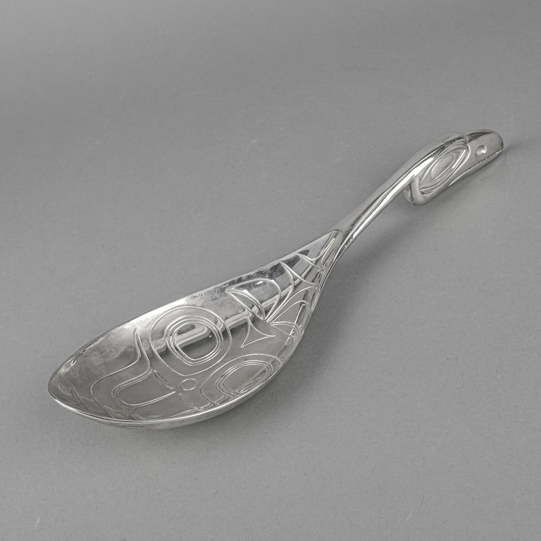 Corey Bulpitt Silverplate Raven Ladle & Cedar Box
