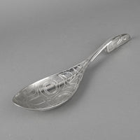 Corey Bulpitt Silverplate Raven Ladle & Cedar Box