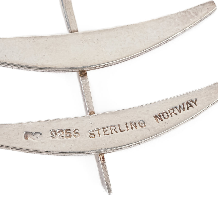 ERLING CHRISTOFFERSEN Sterling Anchor Pendant