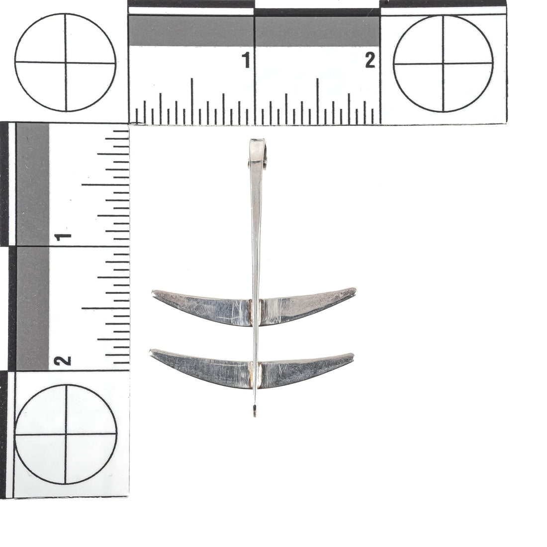 ERLING CHRISTOFFERSEN Sterling Anchor Pendant