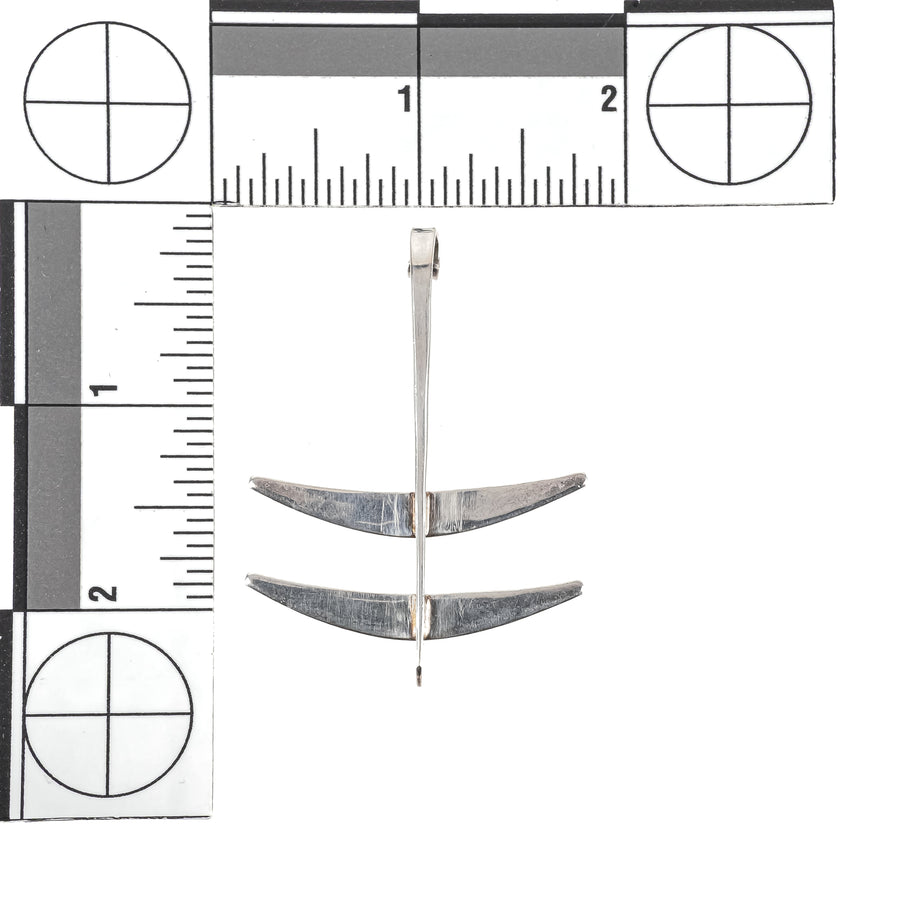 ERLING CHRISTOFFERSEN Sterling Anchor Pendant