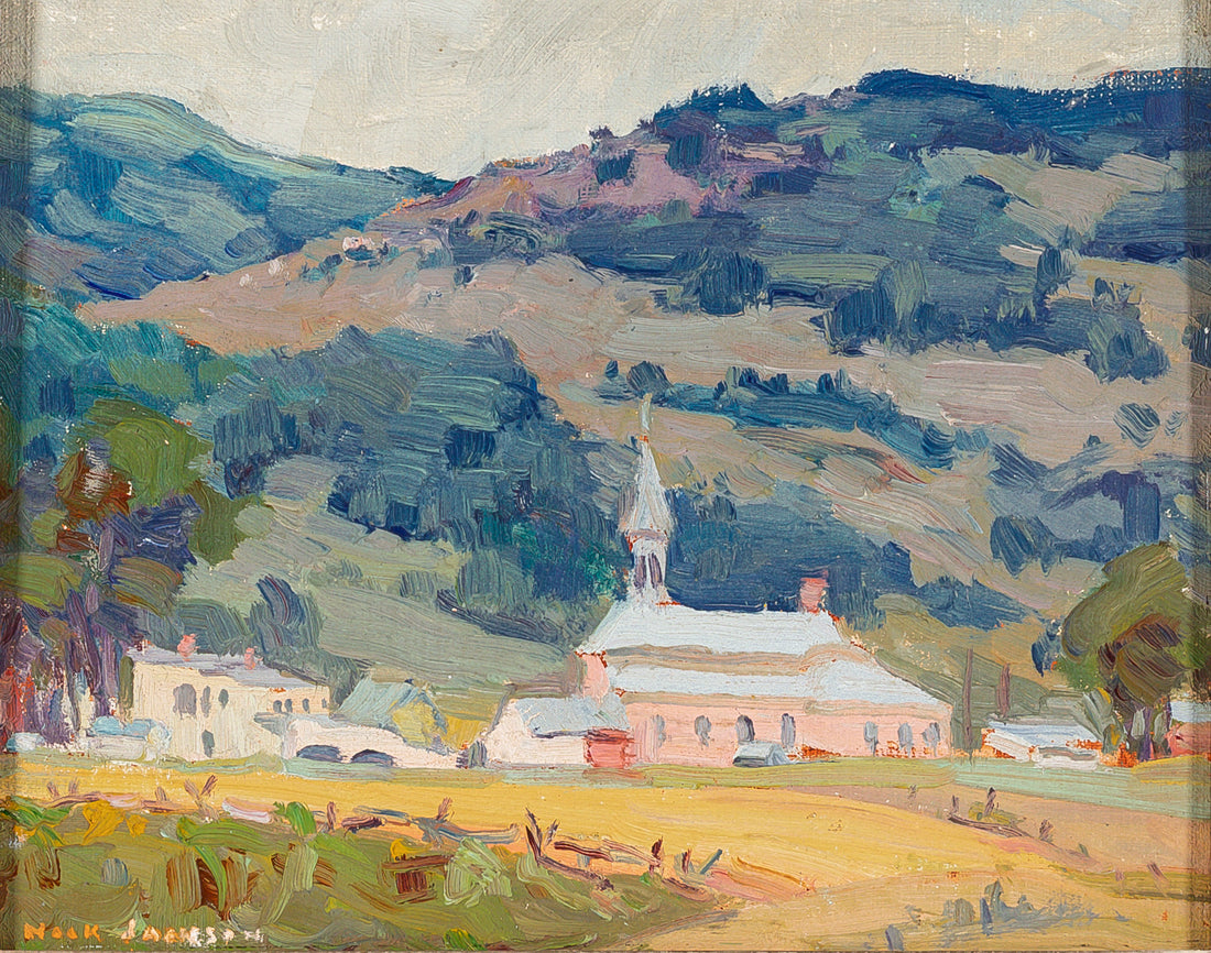 Erna Nook Jackson (Canadian 1886)        Landscape W/Village