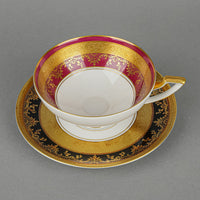 DW PORZELLAN KARLSBADER Trios Set Of 6 - 18 Pieces Assorted Colours