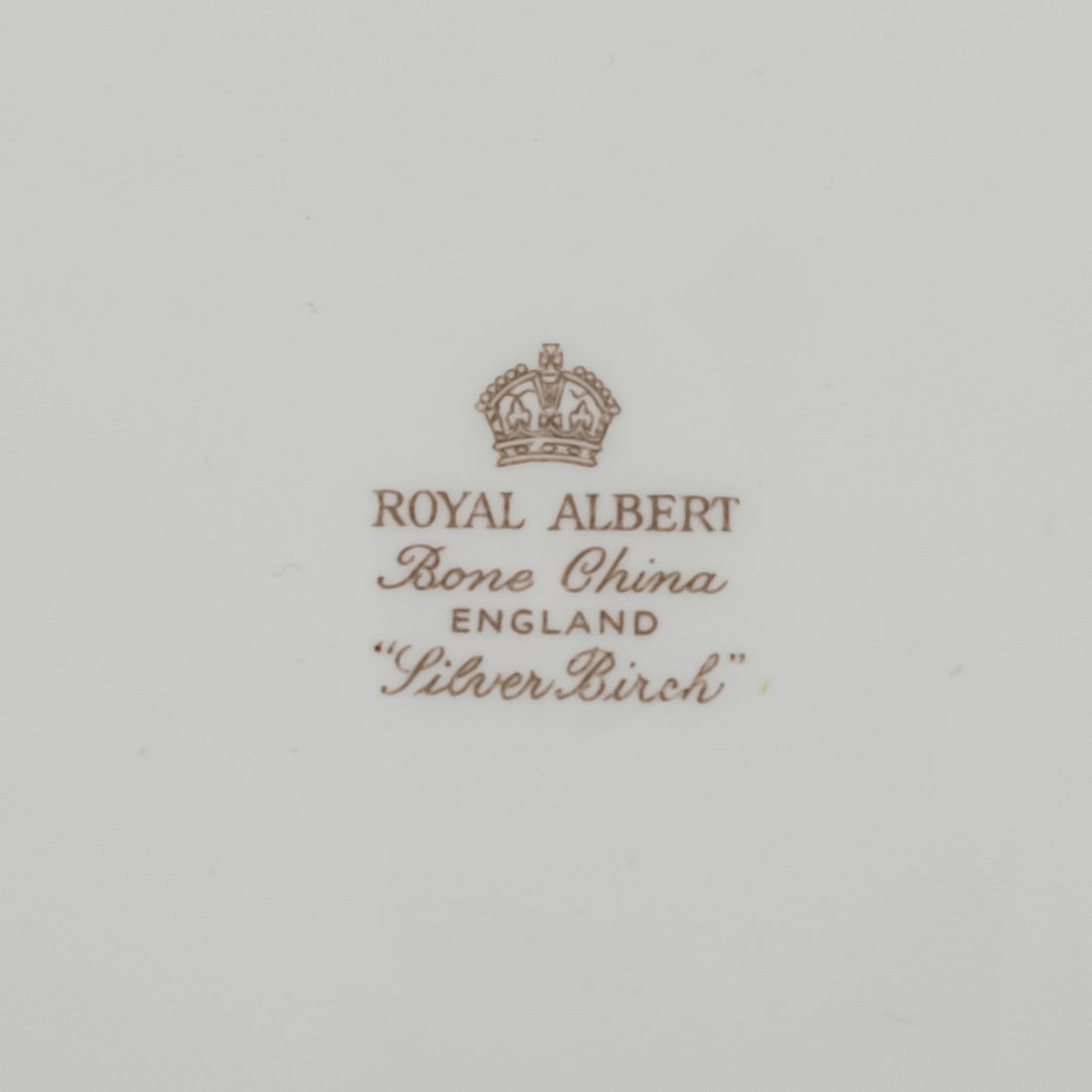 ROYAL ALBERT Silver Birch Soup Plates Set Of 6