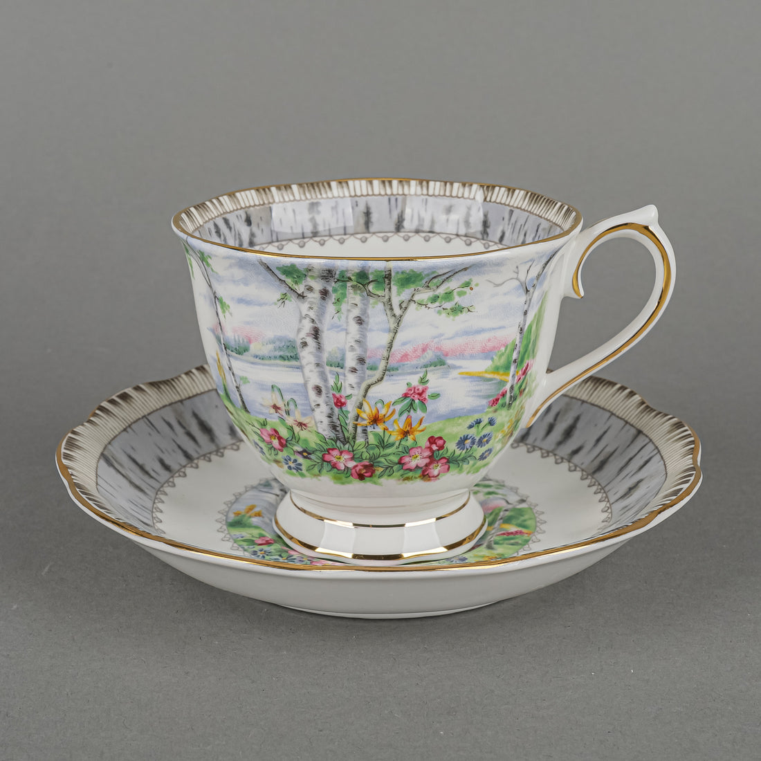 ROYAL ALBERT Silver Birch 24 Pieces