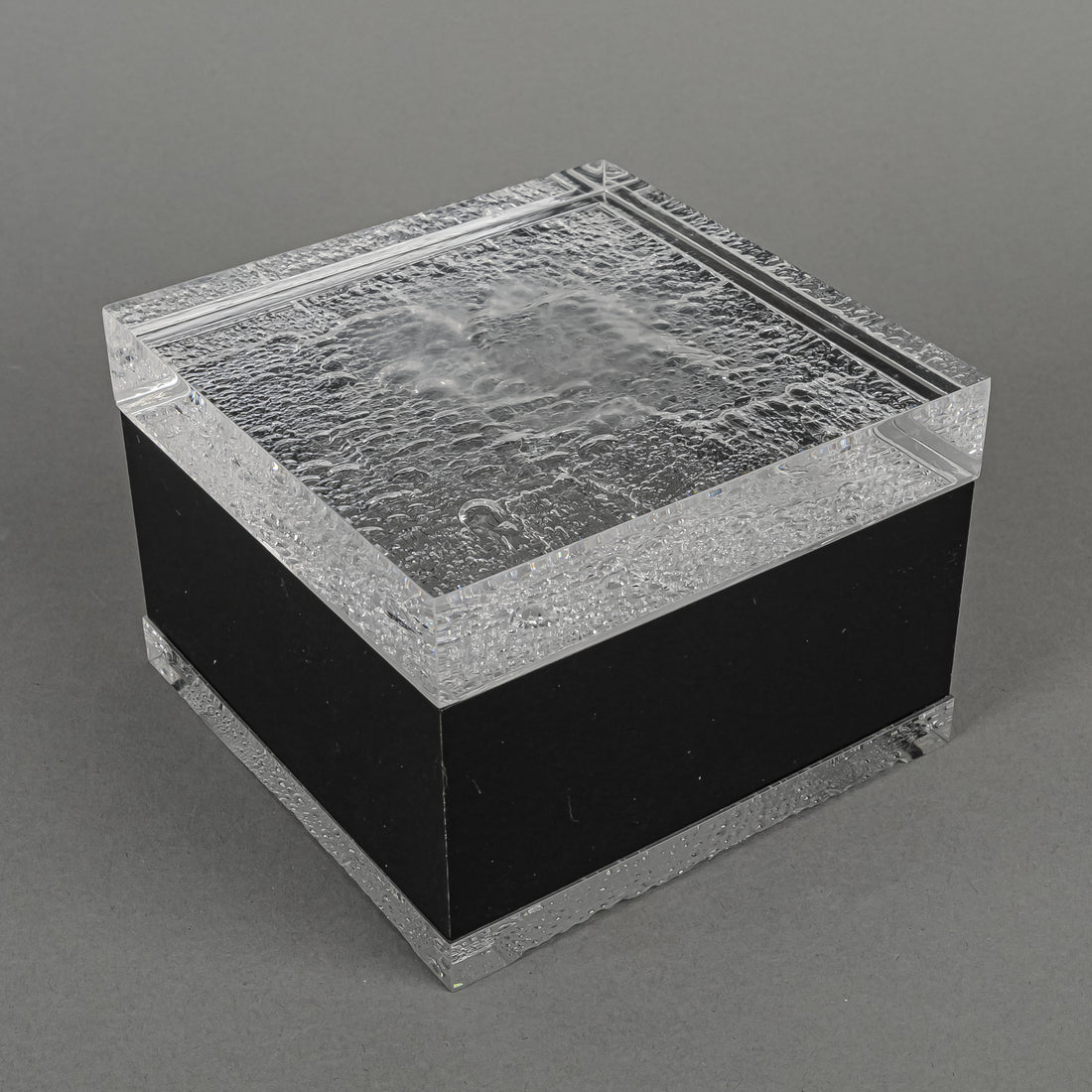 Gabriella Crespi Style Lidded Lucite Box