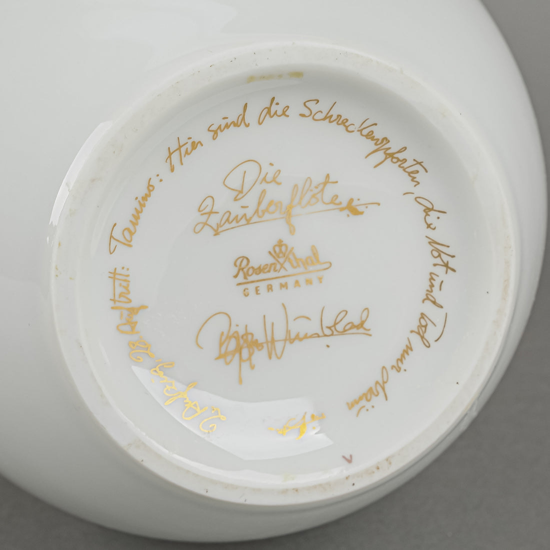 ROSENTHAL Bjorn Wiinblad MAGIC FLUTE Sarastro Vase