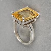TIFFANY & CO Sterling Silver Citrine Ring