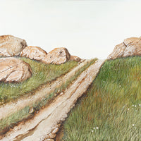 Marcello Febbo (Canadian 1940-2016) Landscape With Dirt Track And Stones