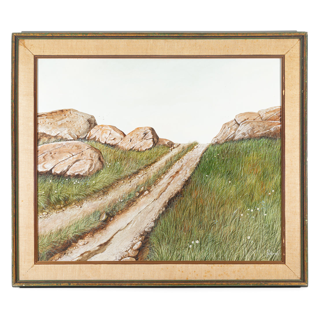 Marcello Febbo (Canadian 1940-2016) Landscape With Dirt Track And Stones