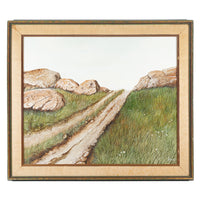 Marcello Febbo (Canadian 1940-2016) Landscape With Dirt Track And Stones
