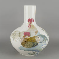 LLADRO J.Ruiz/Ana Martinez Vase - Chicken Motif