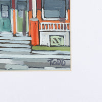Douglas Todd (Canadian 20th C) Row of Houses