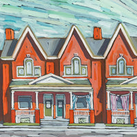 Douglas Todd (Canadian 20th C) Row of Houses