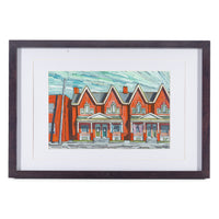 Douglas Todd (Canadian 20th C) Row of Houses