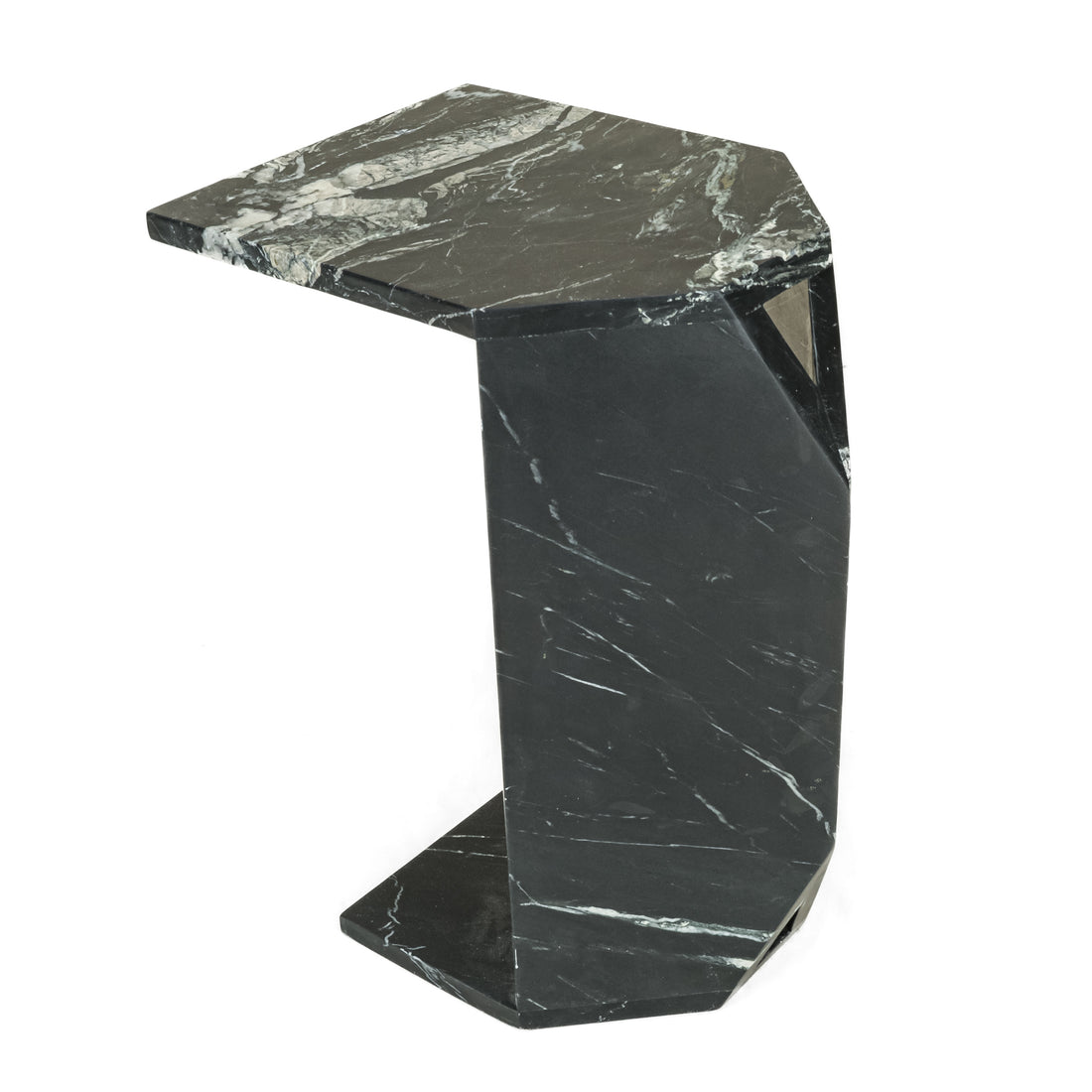 NUEVO Gia Black Stone End Table