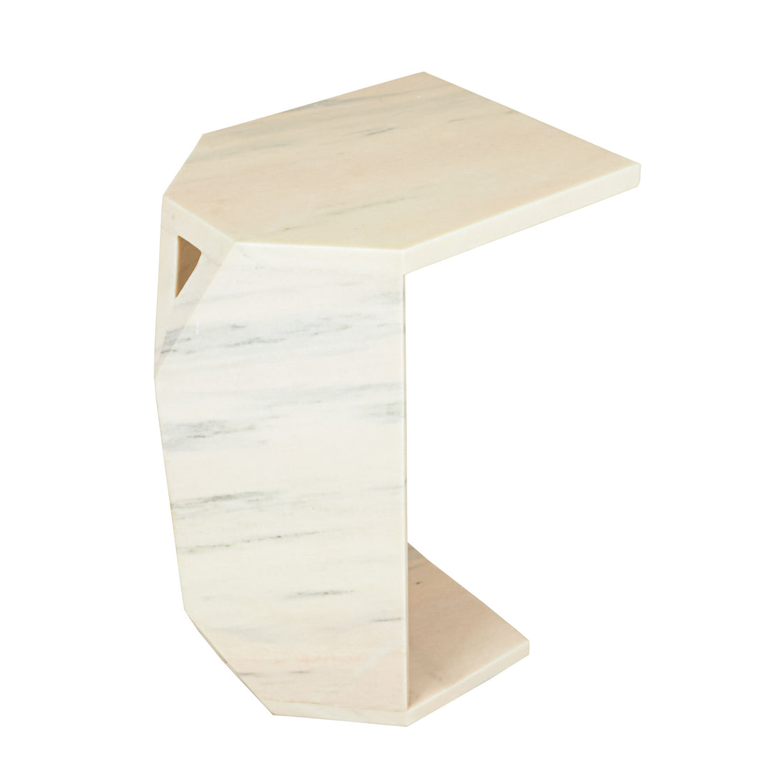 NUEVO Gia Pink Stone End Table