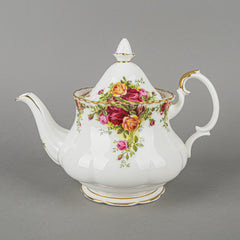 ROYAL ALBERT Old Country Roses Teapot With Lid