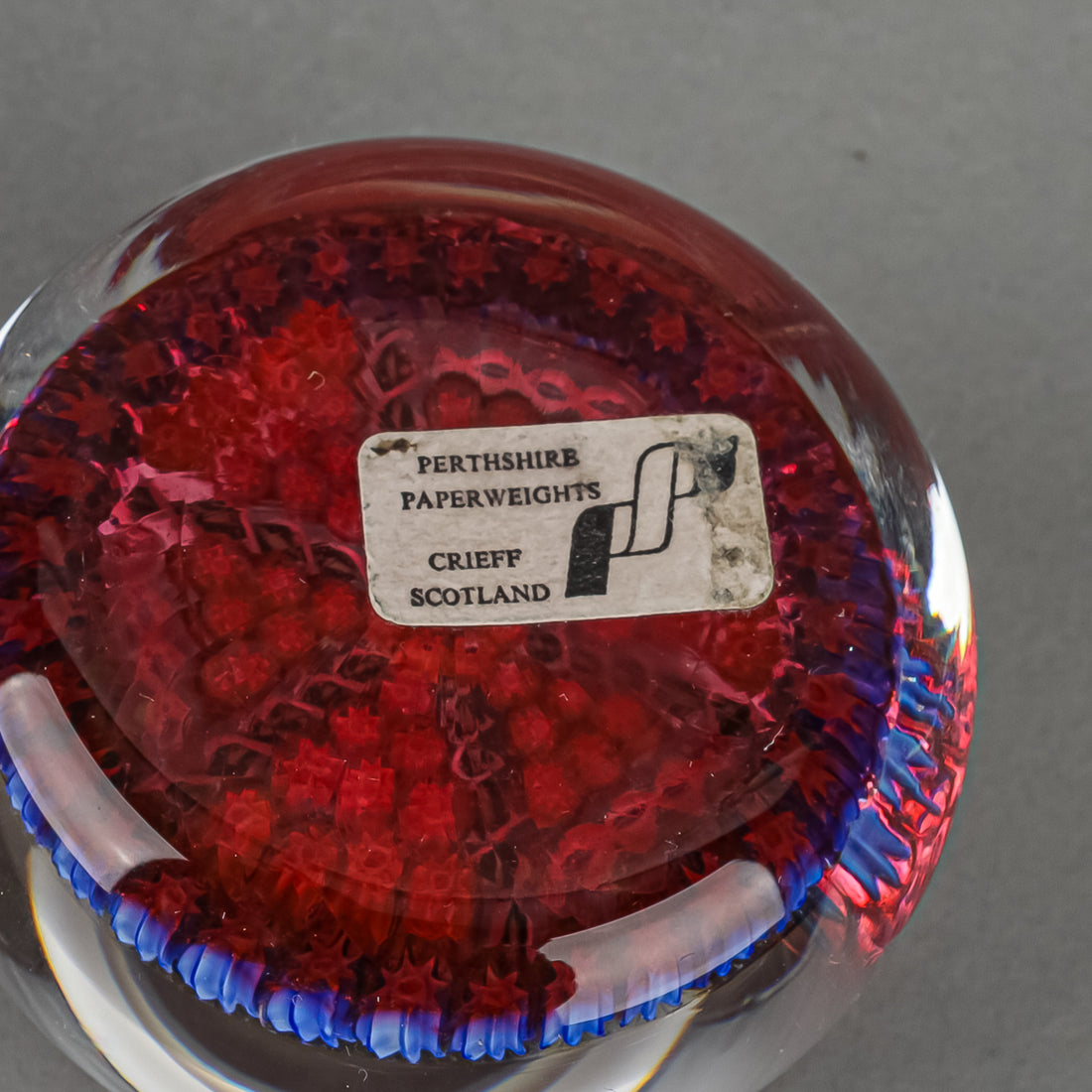 PERTHSHIRE PAPERWEIGHTS Millefiori Paperweight - Around The Block