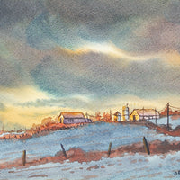 Jake Mol (Canadian 1935-2018) "Winter Evening"