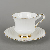 PARAGON 498 White With Gold Trim 8 Place Settings Plus Extras