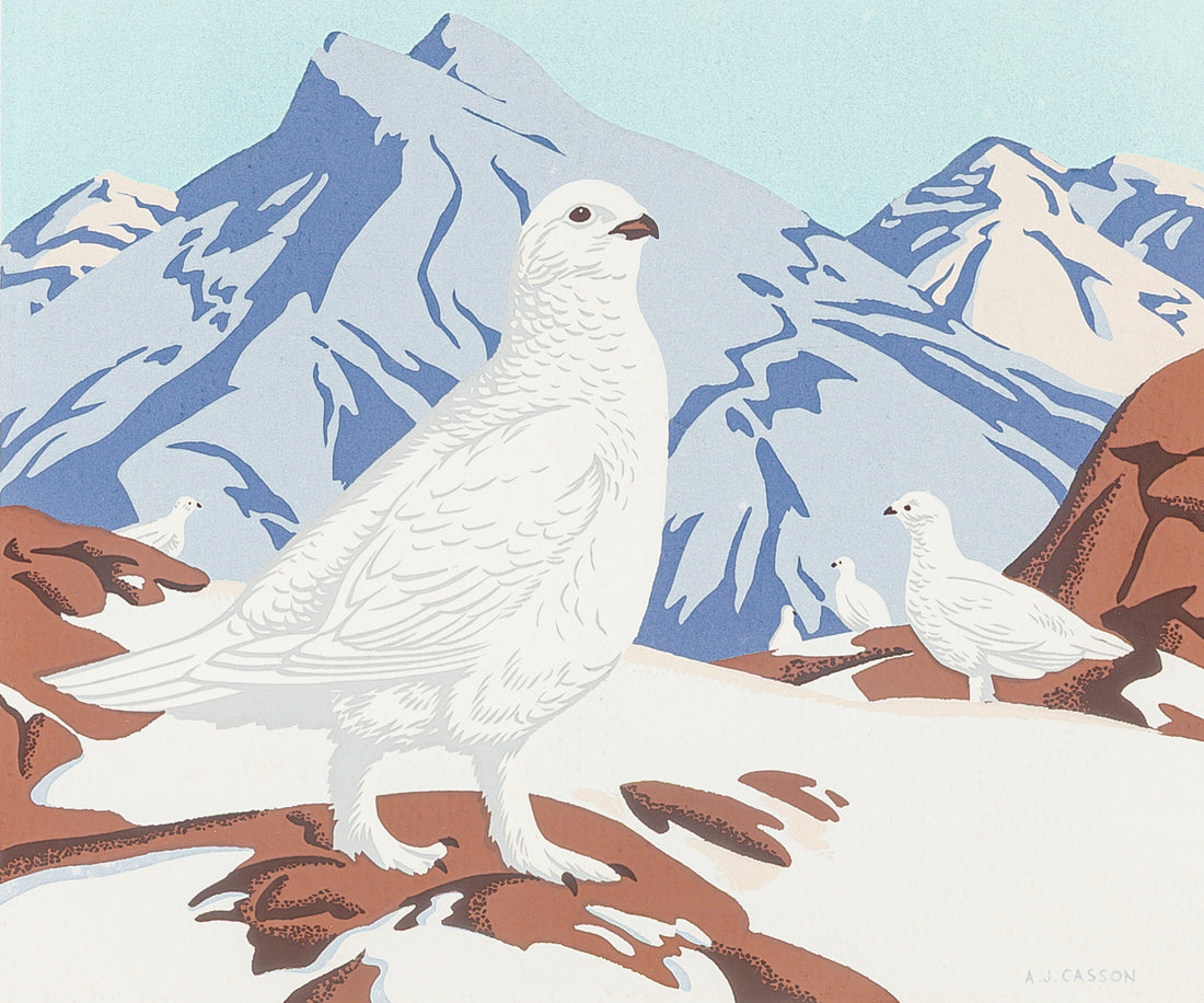 Alfred Joseph (A.J.) Casson (Canadian 1898-1992) Ptarmigan