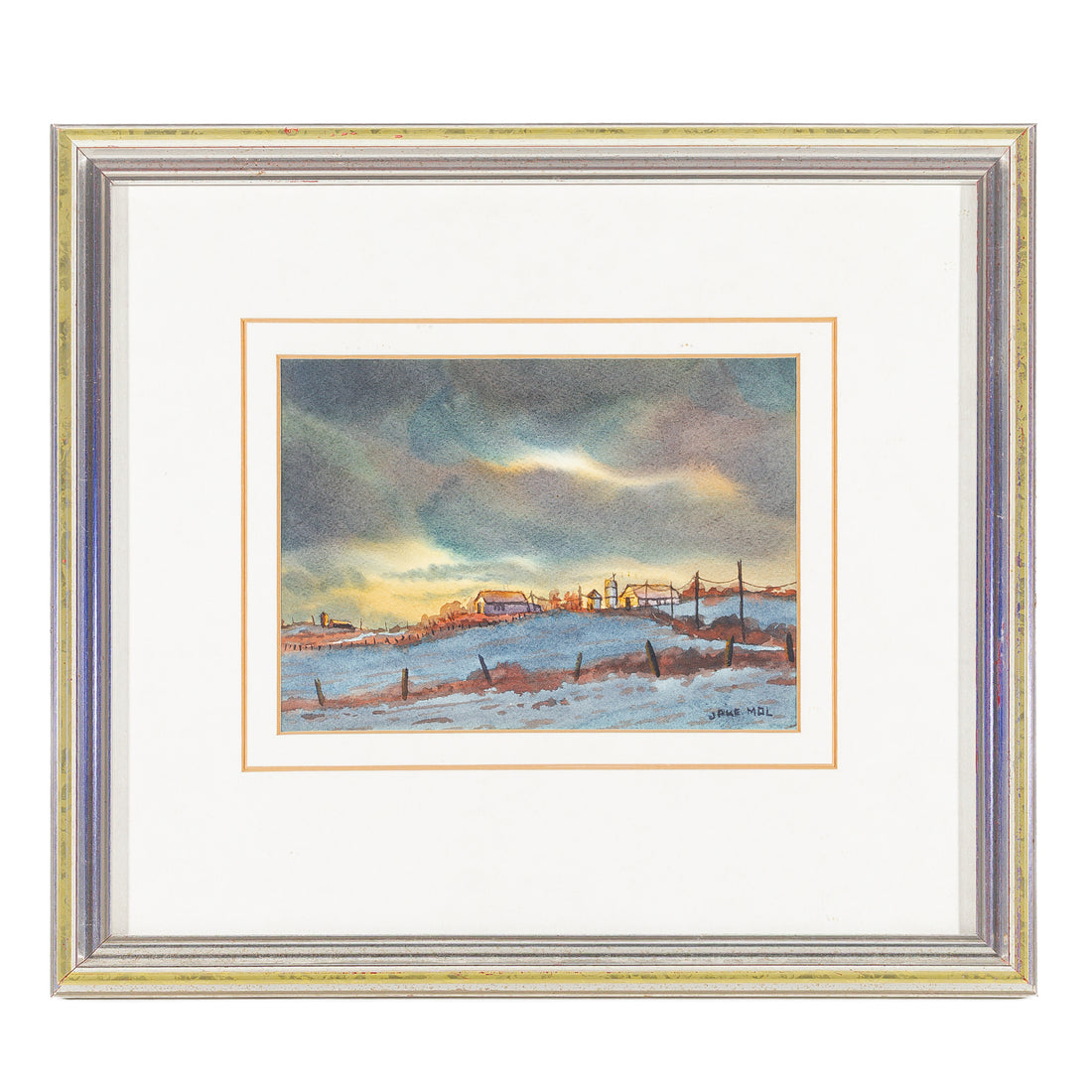 Jake Mol (Canadian 1935-2018) "Winter Evening"