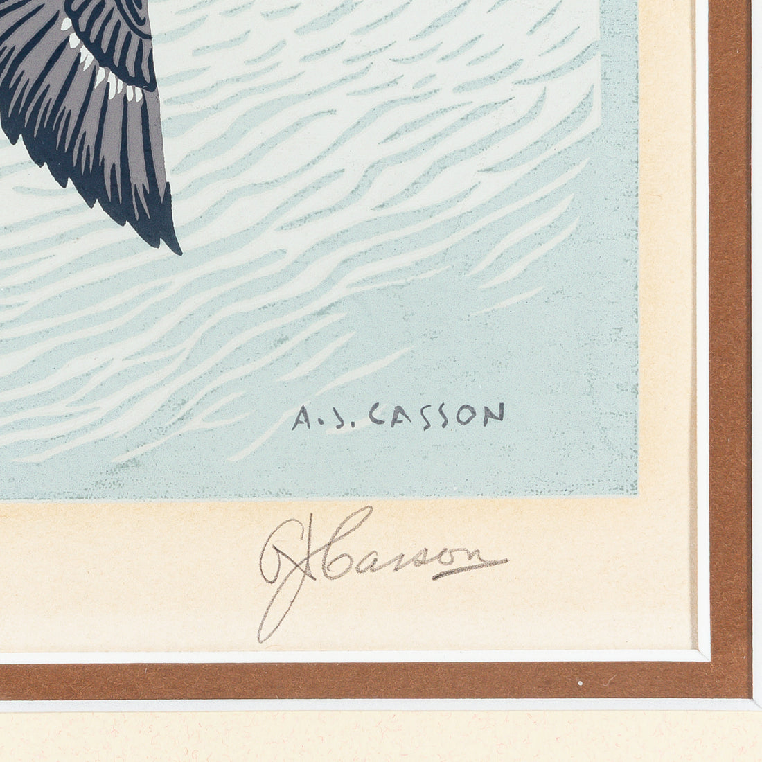 Alfred Joseph (A.J.) Casson (Canadian 1898-1992) Blue Winged Teals