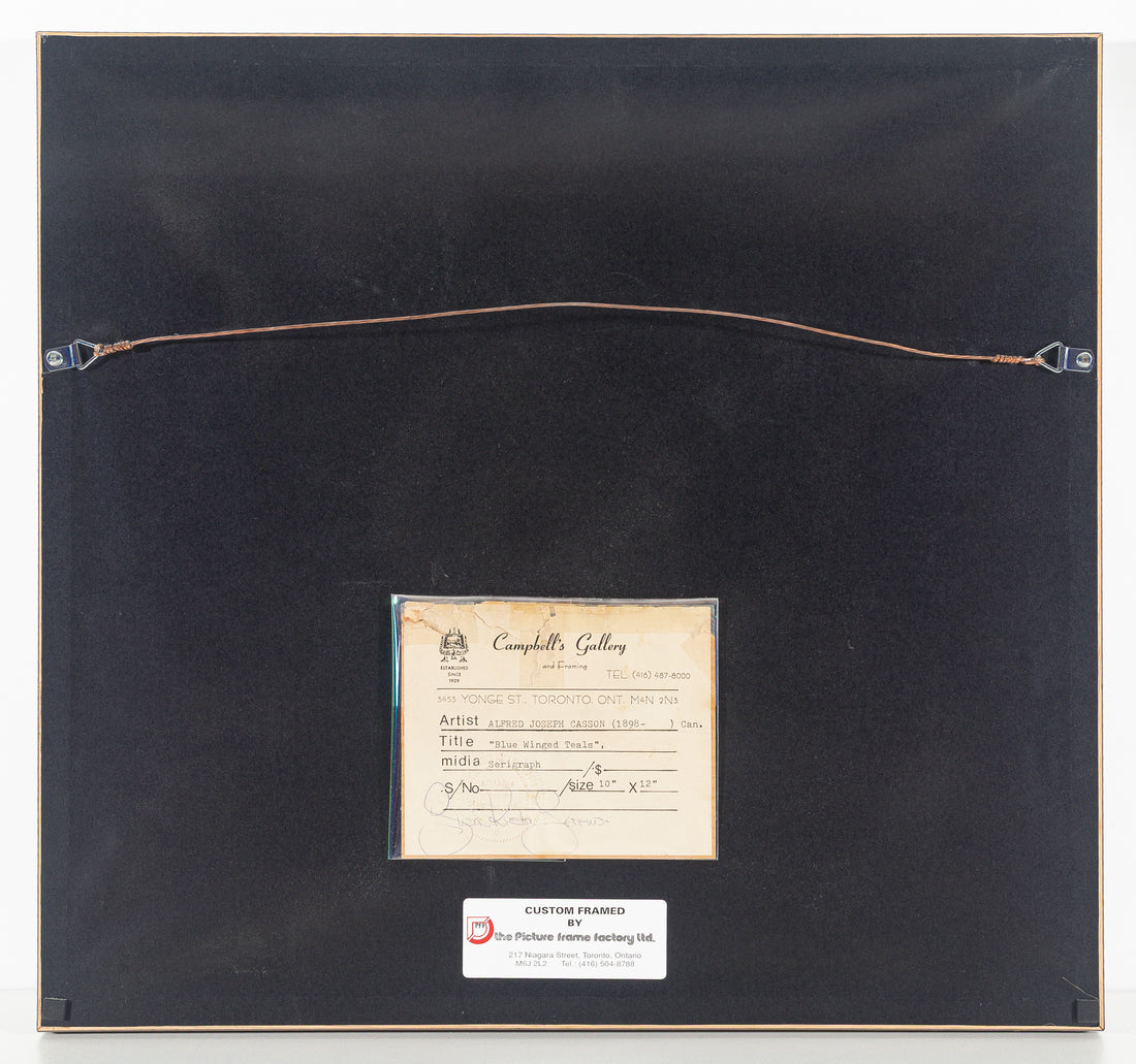 Alfred Joseph (A.J.) Casson (Canadian 1898-1992) Blue Winged Teals