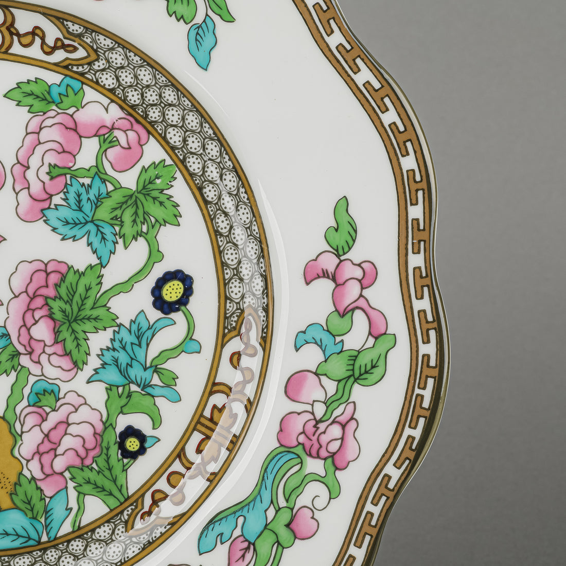 COALPORT Indian Tree Scalloped Edge Salad/Dessert Plates