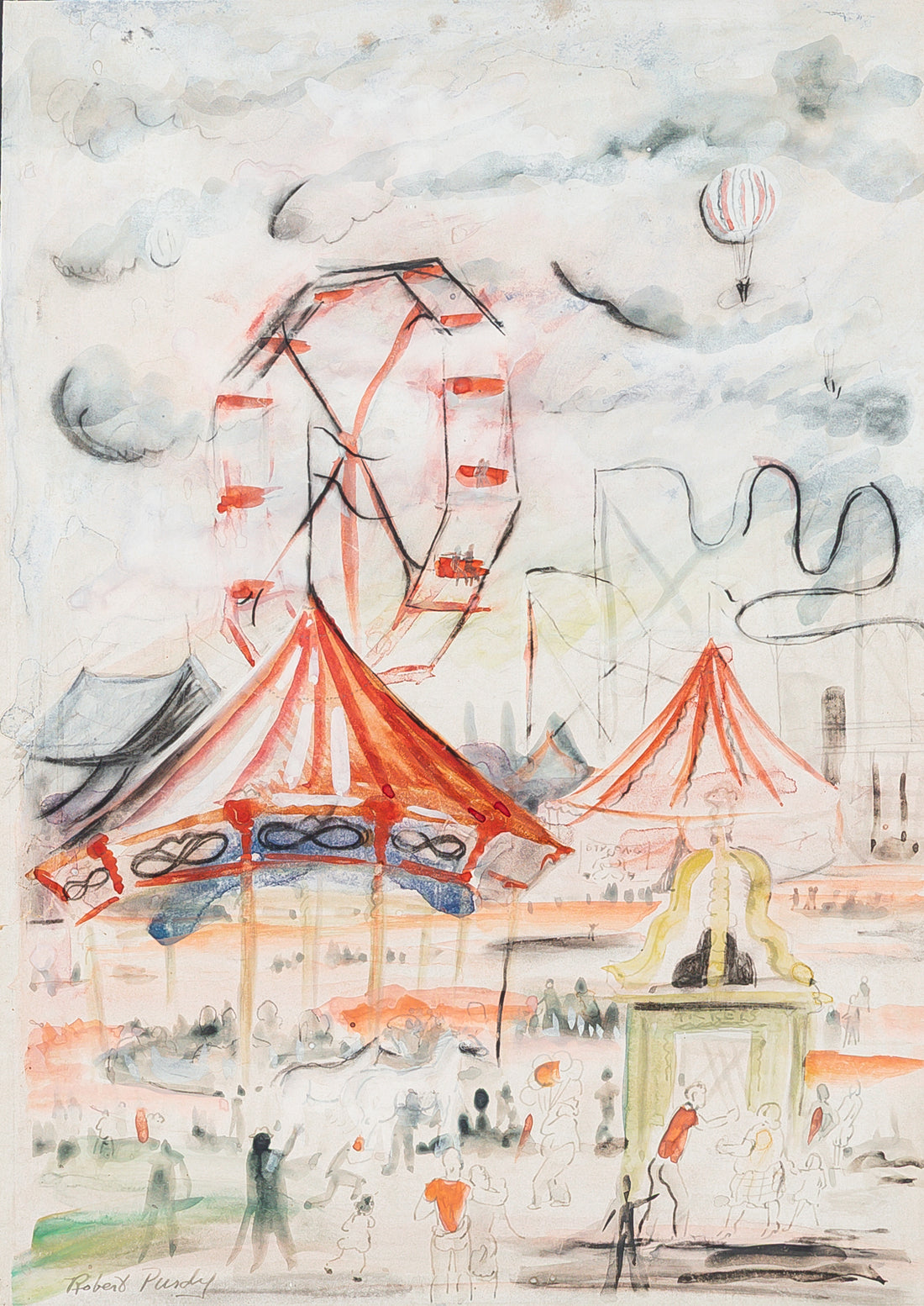 Robert Cleaver Purdy (American 1912-1992) "Pink Lemonade"