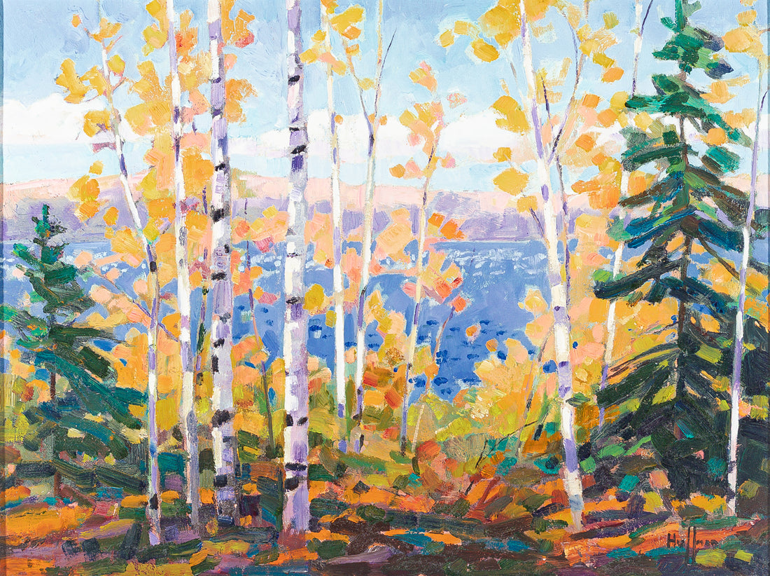 Robert Huffman (Canadian 1951) "Sparkling Lake"