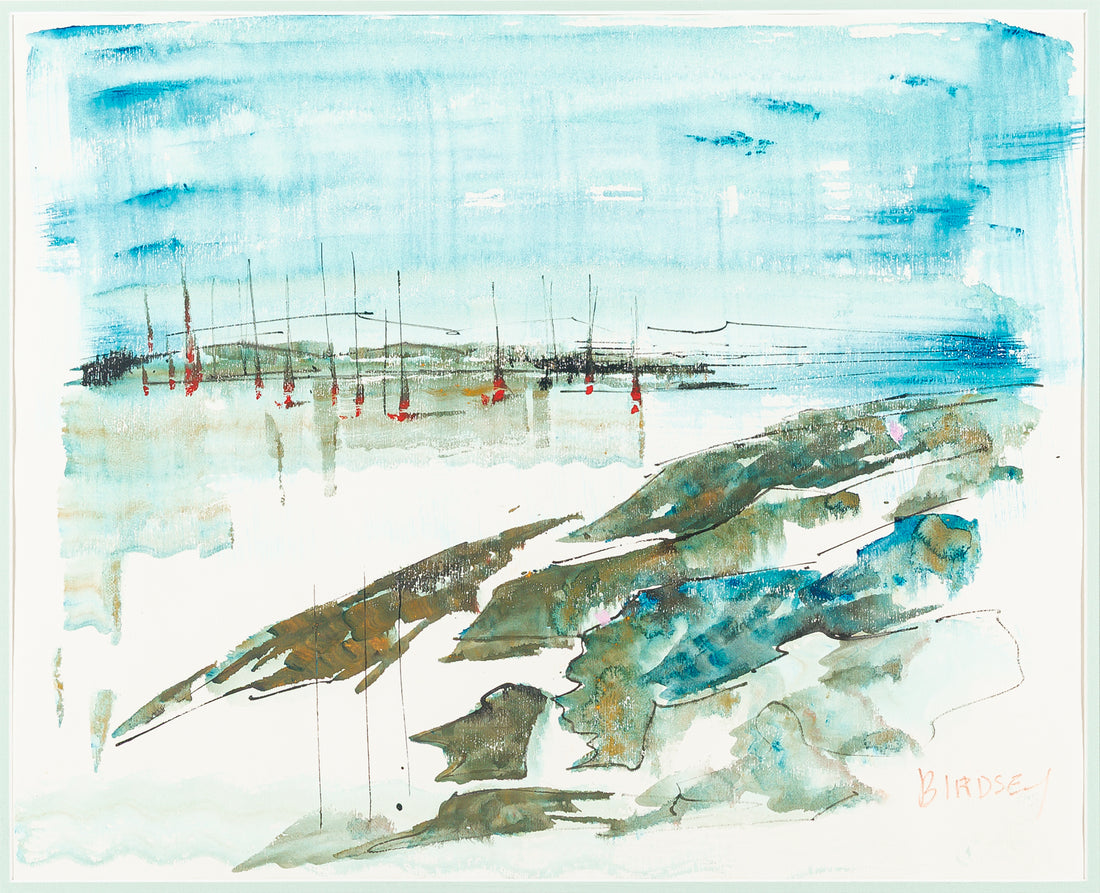 Alfred Birdsey (Bermuda 1912-1996) Harbour Sailboats