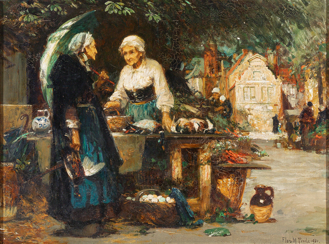 Flora MacDonald Reid (British 1861-1938) "Sorrow & Sympathy"