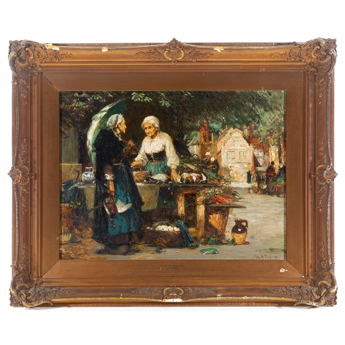 Flora MacDonald Reid (British 1861-1938) "Sorrow & Sympathy"