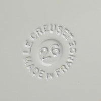 LE CREUSET Enamel Cast Iron Grill Skillet 26cm - White
