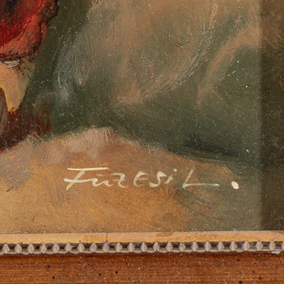 Lajos Fuzesi (Hungarian 1931-2008) Two Girls - Oil On Board