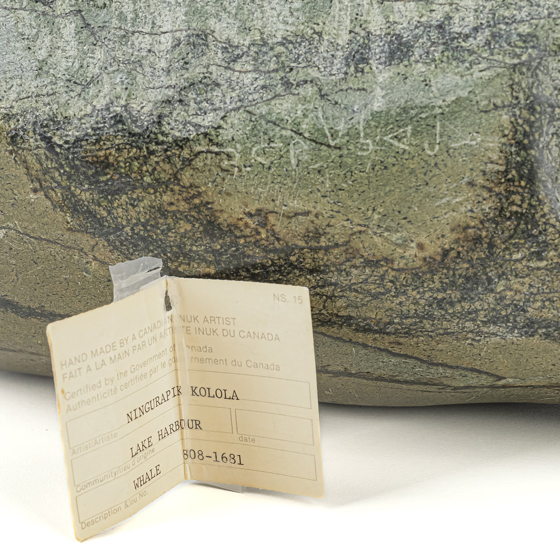 Ningiugapik Kolola (Kimmirut 1937- 1985) Whale