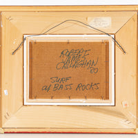 Robert James Callaghan(Canadian 20th C.)"Surf At Bass Rocks"