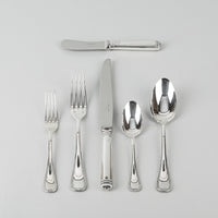 CHRISTOFLE Malmaison Silverplate Flatware 7 Place Settings Plus Extras